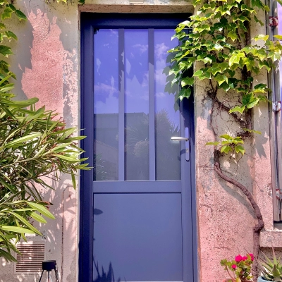 Porte d'entrée en acier