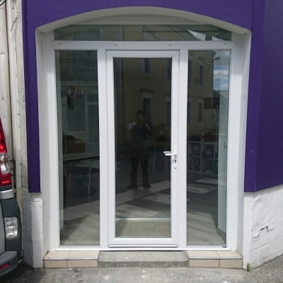 porte d'entrée PVC