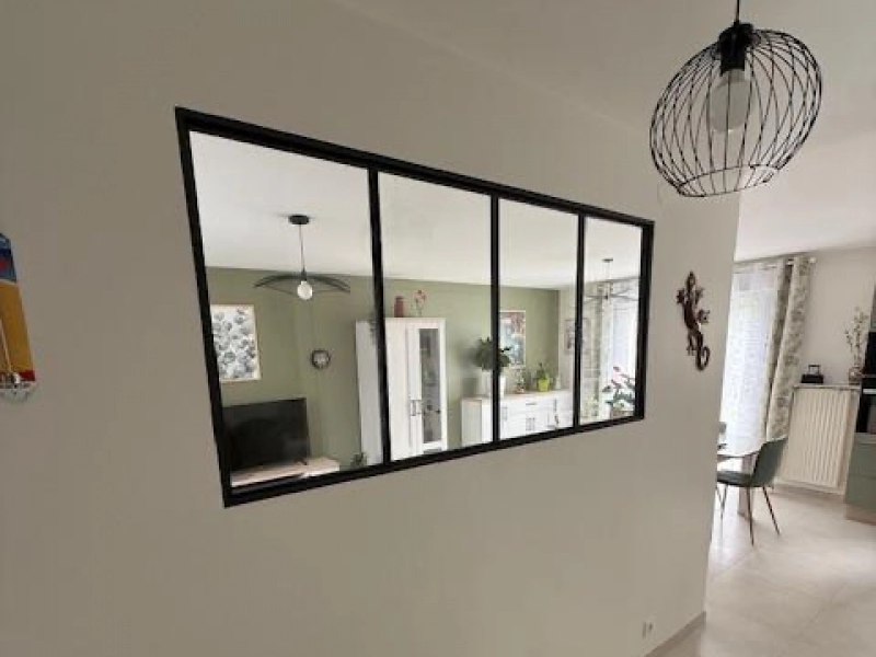 Création d’une verrière en aluminium style atelier à Nantes